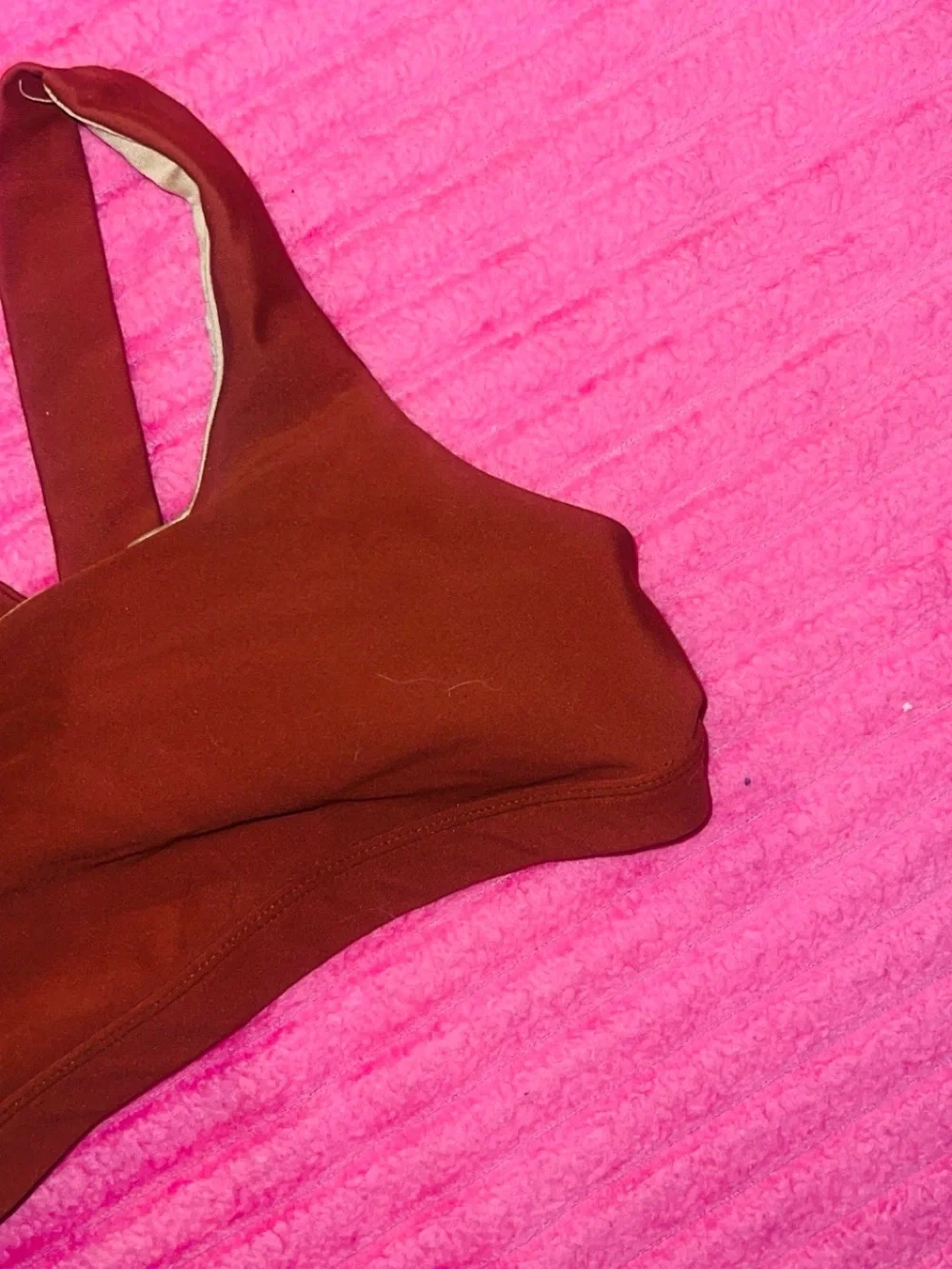 Old Navy Brown Athletic Crop Sports Bra